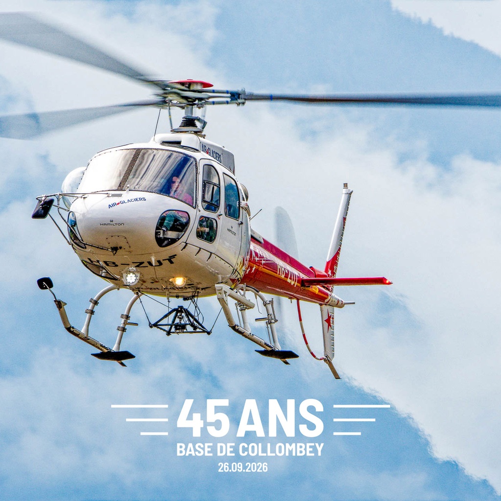 Vol panoramique de 25 min aux 45 ans de Collombey le 26.09.2026