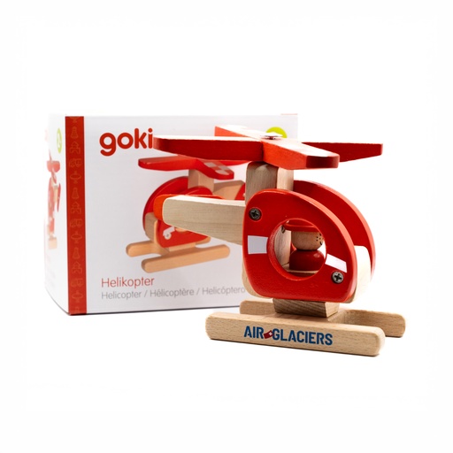 Hélicoptère en bois